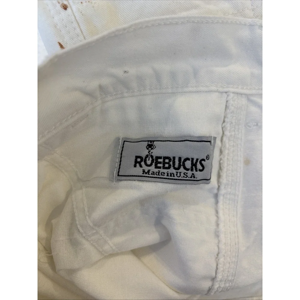 Vtg Roebucks Painter Carpenter Pants Jeans‎ Denim 38x30.5